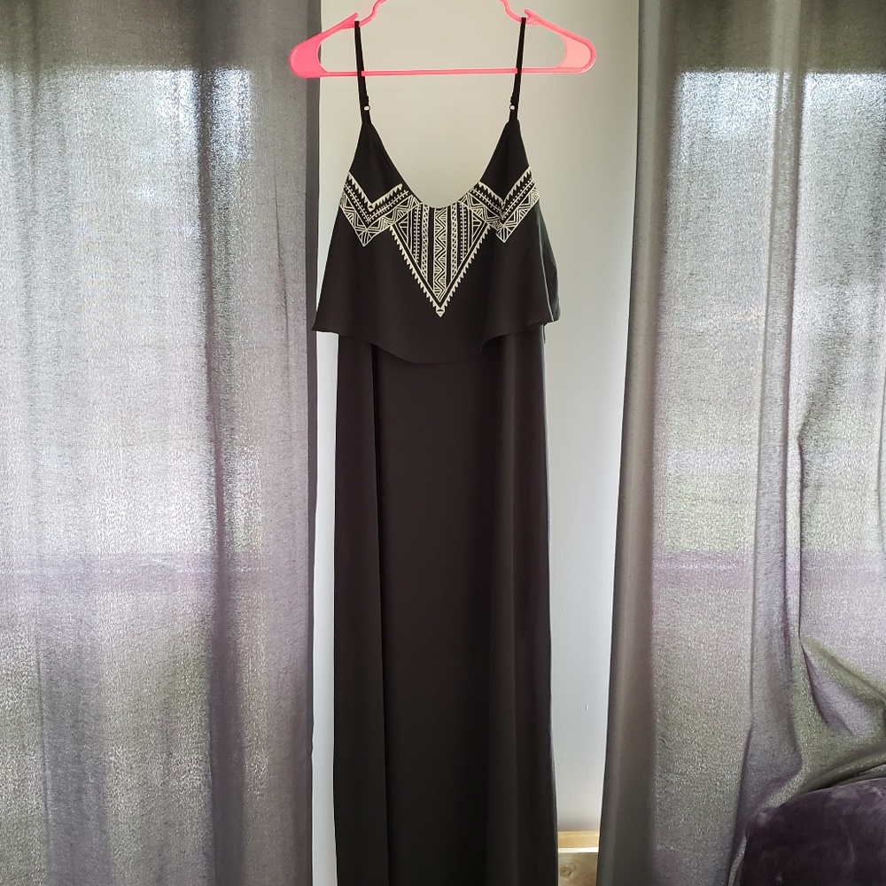 Fabrik maxi dress black